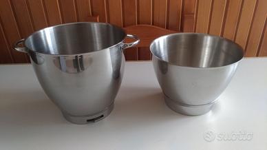 Ciotole in acciaio inox originali Kenwood