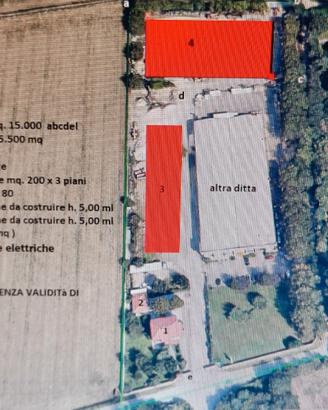 Terreno industriale mq. 15.000