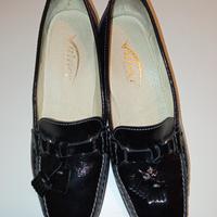 scarpe invernali donna in pelle nera