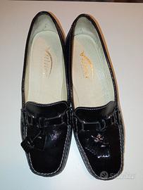 scarpe invernali donna in pelle nera