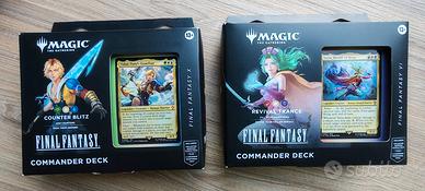 MTG magic 2 mazzi commander final fantasy ENG