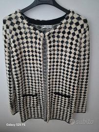 Giacca donna Red Queen fantasia geometrica