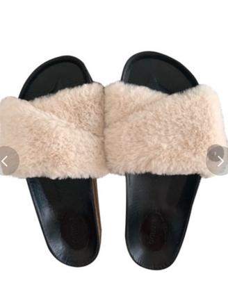 scarpe con pelliccia ecologica