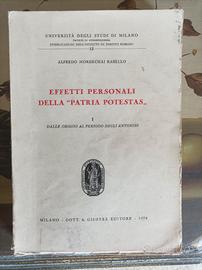 Effetti personali della "patria potestas"