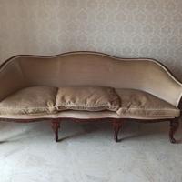 Divano Classico in Noce Metà '900  Luigi Filippo