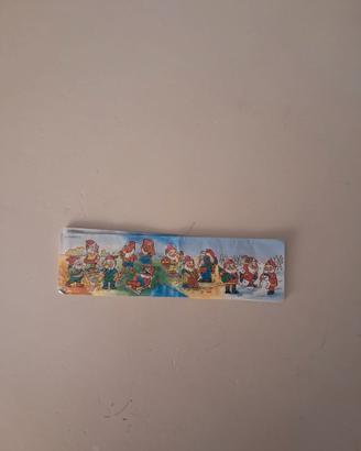 Cartina collezione Kinder Nani e le stagioni