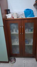 VETRINA IN CILIEGIO TRASPORTO GRATIS SU ROMA OGGI