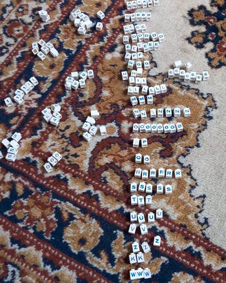Lego vintage lettere e numeri 