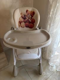 Seggiolone pappa e gioco Nunù