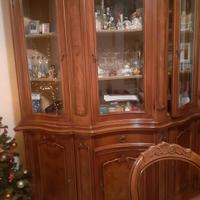 Arredo sala , mobile TV e vetrina ad angolo