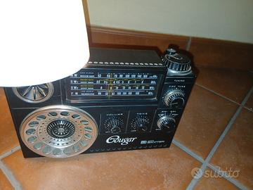 lampada da tavolo a radio vintage 