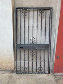 Cancello di protezione in ferro battuto