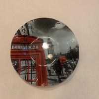 Piatto grande London vetro
