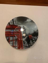 Piatto grande London vetro