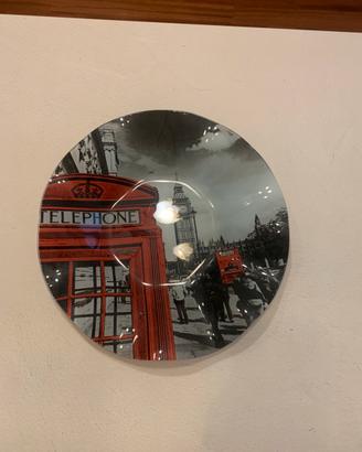 Centrotavola! Piatto grande London vetro
