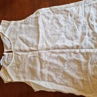 camicia giromanica con bottone dietro 