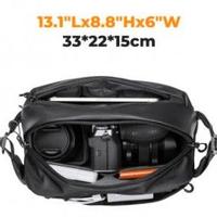 K&F Concept 10L Borsa aTracolla per Fotocamera