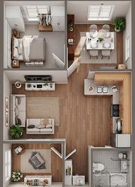 Trilocale arredato ad Angera LIBERO DA SUBITO