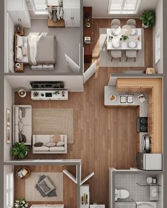 Trilocale arredato ad Angera LIBERO DA SUBITO