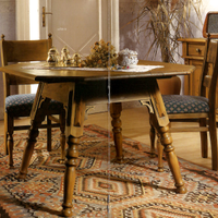 Tavolo quadrato + 4 sedie Stube