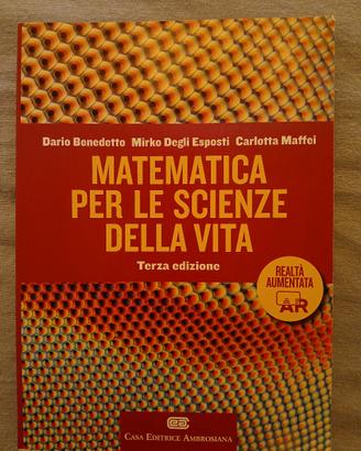 Libro "matematica per le scienze della vita" 