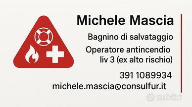 Bagnino di salvataggio, Addetto antincendio liv 3