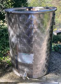 Contenitore 50 litri acciaio per olio