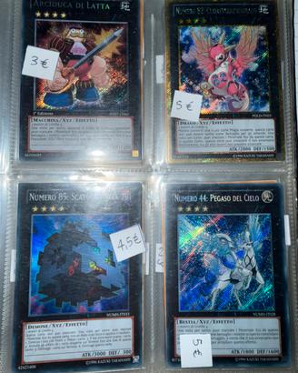 Lotto carte Yu-Gi-Oh