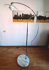 Lampada Piantana Modello Perenz  base in marmo