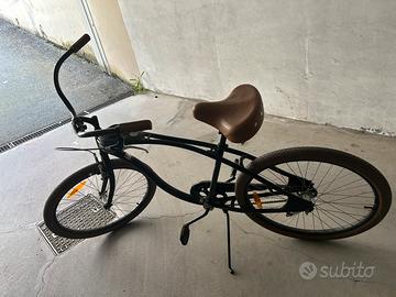 Bici vintage con contro pedale