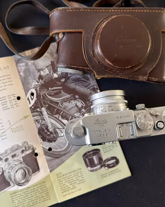 Fotocamera Leica IIIf (Red Dial) a telemetro 1952
