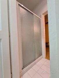 Box doccia Cesana 122x185 vetro 8 mm scorrevole