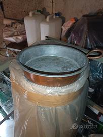 Conca e padelle in rame