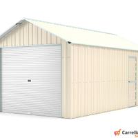 Capanno container box acciaio 360x762 beige