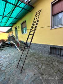Scala in ferro allungabile a 6 mt