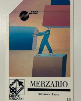 Variante rarissima scheda telefonica Merziario