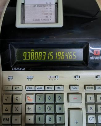 calcolatrice Olivetti Logos 814T