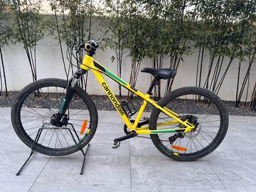 Bici Mtb Cannondale 24’’ con freni a disco