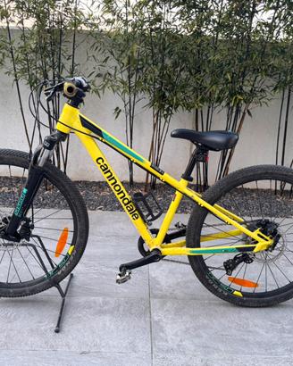 Bici Mtb Cannondale 24’’ con freni a disco