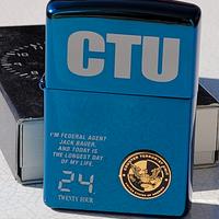 ZIPPO 24 TWENTY FOUR SERIE JACK BAUER CTU ORIGINAL