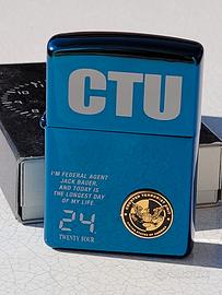 ZIPPO 24 TWENTY FOUR SERIE JACK BAUER CTU ORIGINAL