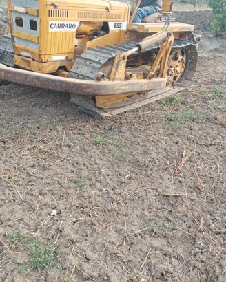 trattore 655 con apripista 