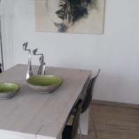 Quadro viso di donna su tela 100x100