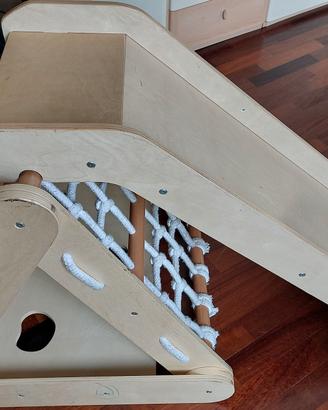 gioco per bambini-Scivolo - 4 in1 Set Arrampicata