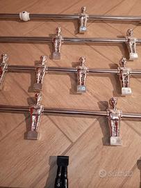 Calciobalilla set aste telescopiche con giocatori