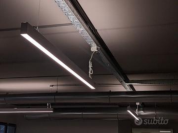 Lampada Plafoniera Lineare Led a  Sospensione