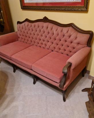 divano stile classico 3 posti