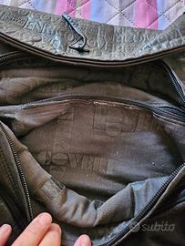 borsa nera coveri pelle morbida