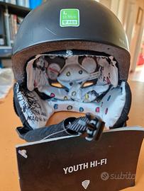 Casco sci snowboard RED Bimbo nuovo con etichette 