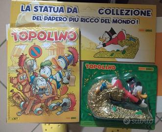 Topolino fumetto + statuina